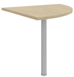 Angle de liaison 90° Majesty - l. 80 x pr. 80 cm - 1 pied - sans voile de fond