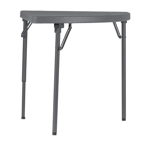 Angle de liaison Zang - plateau résine de synthèse - l. 75 x pr. 75 cm - gris foncé