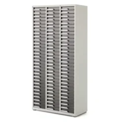 Armoire 3 colonnes - équipée de 90 tiroirs e-clen h. 6 cm