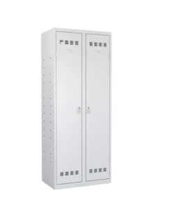 Armoire de rangement multiservice 2 colonnes - l. 80 cm - serrure à clé ou moraillon