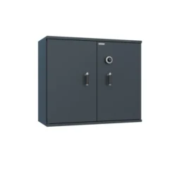 Armoire forte basse - classe B - 2 portes - 481 litres - serrure mécanique à combinaison à brouillage automatique
