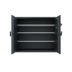 Armoire forte basse - classe B - 2 portes - 481 litres - serrure mécanique à combinaison à brouillage automatique