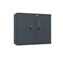 Armoire forte basse Enigma - 2 portes - 481 litres - serrure à clé et combinaison mécanique 3 compteurs