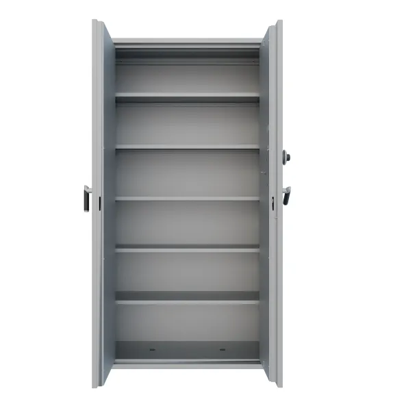 Armoire forte haute - classe B - 2 portes - 820 litres - serrure mécanique à combinaison à brouillage automatique