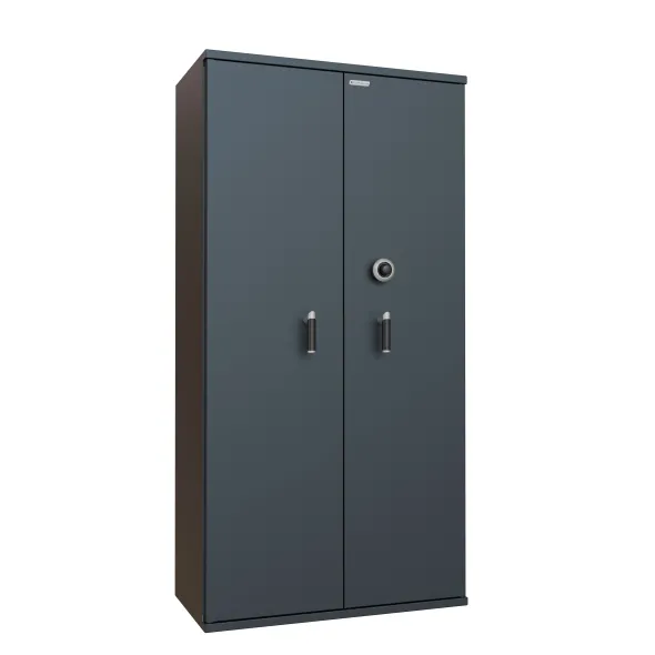 Armoire forte haute - classe B - 2 portes - 820 litres - serrure mécanique à combinaison à brouillage automatique