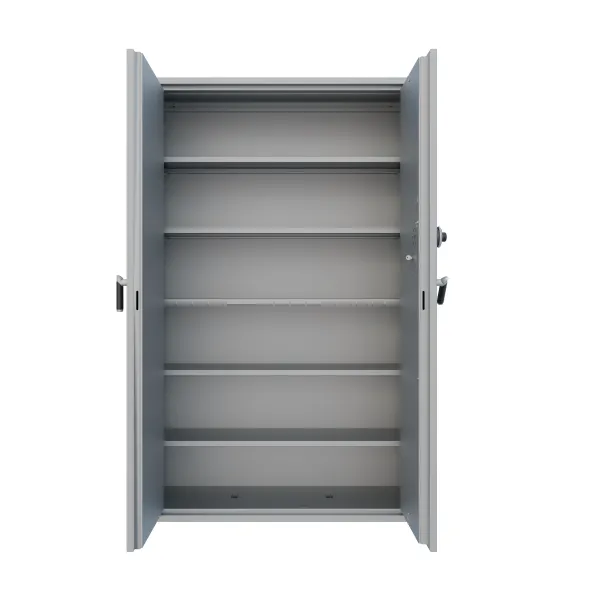 Armoire forte haute - classe B - 2 portes - 976 litres - serrure mécanique à combinaison à brouillage automatique