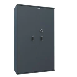 Armoire forte haute - classe B - 2 portes - 976 litres - serrure mécanique à combinaison à brouillage automatique