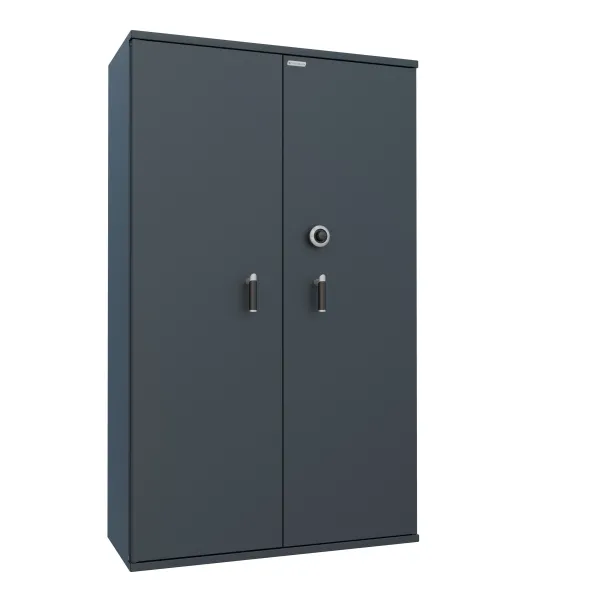 Armoire forte haute - classe B - 2 portes - 976 litres - serrure mécanique à combinaison à brouillage automatique