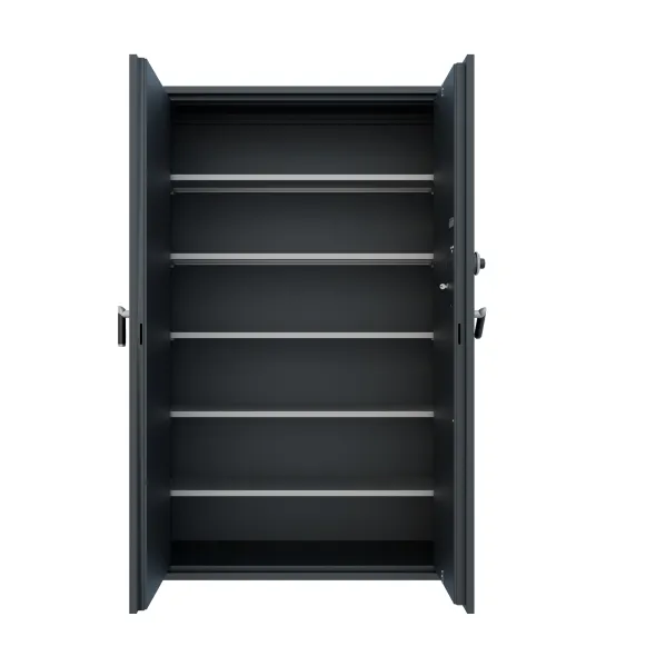 Armoire forte haute - classe B - 2 portes - 976 litres - serrure mécanique à combinaison à brouillage automatique