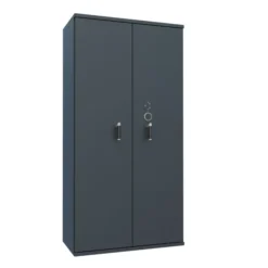 Armoire forte haute Enigma - 2 portes - 820 litres - serrure à clé et combinaison mécanique 3 compteurs