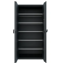 Armoire forte haute grande profondeur classe C - 2 portes - 1 100 l - serrure à brouillage manuel - pour support papier