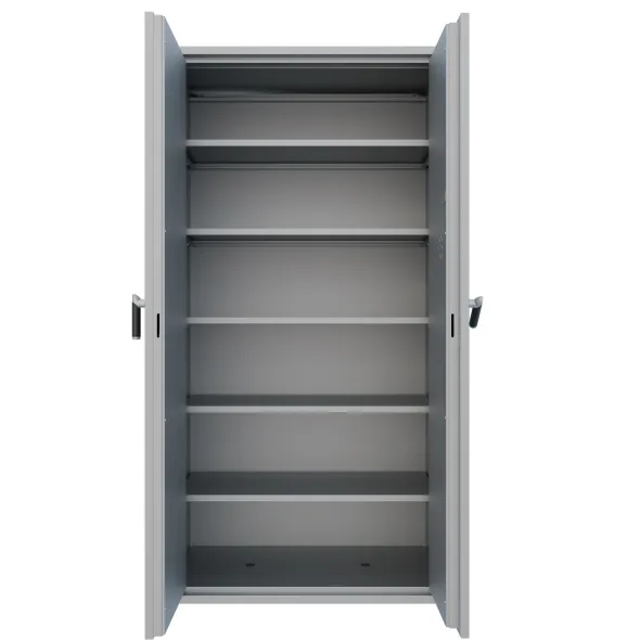 Armoire forte haute grande profondeur - 2 portes - 1 100 l - serrure électronique - pour support papier