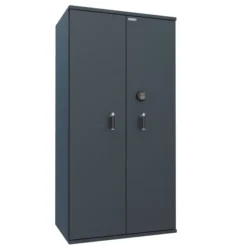 Armoire forte haute grande profondeur - 2 portes - 1 100 l - serrure électronique - pour support papier