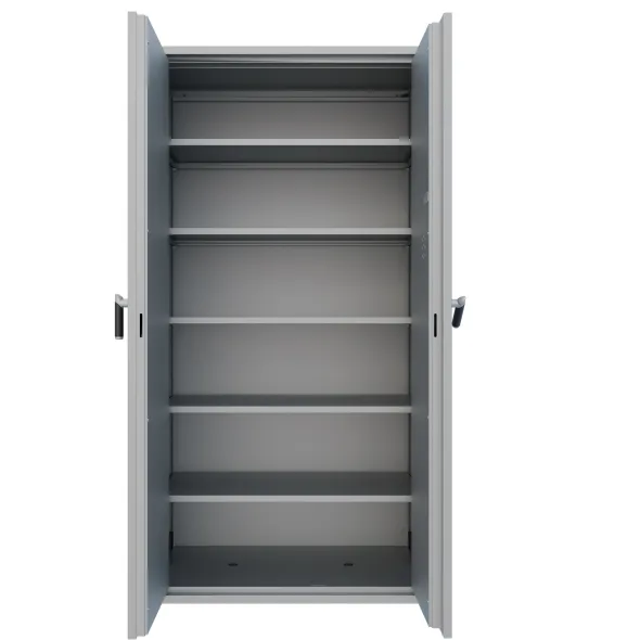 Armoire forte haute grande profondeur classe C - 2 portes - 1 100 l - serrure à brouillage manuel - informatique