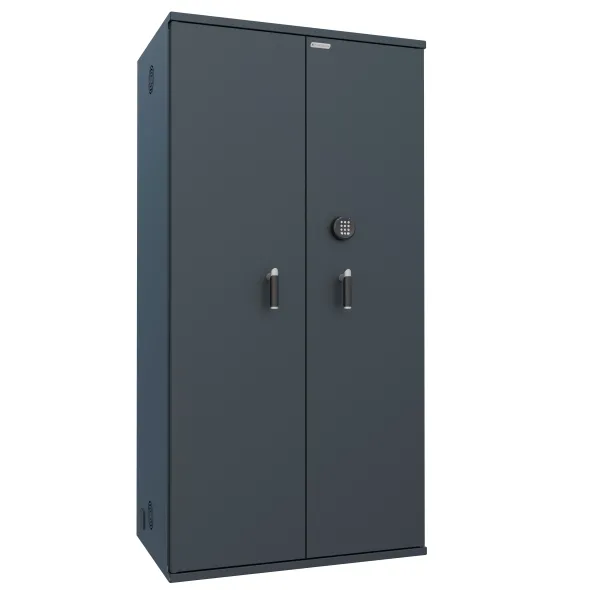 Armoire forte haute grande profondeur - 2 portes - 1 100 l - serrure électronique - informatique