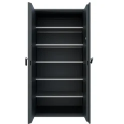 Armoire forte haute grande profondeur - 2 portes - 1 100 l - serrure électronique - informatique