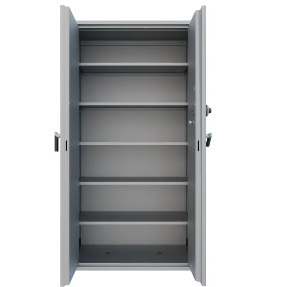 Armoire forte haute grande profondeur classe B - 2 portes - 1 100 l - serrure à brouillage automatique - informatique
