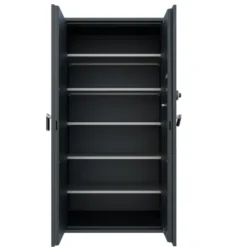 Armoire forte haute grande profondeur classe B - 2 portes - 1 100 l - serrure à brouillage automatique - informatique