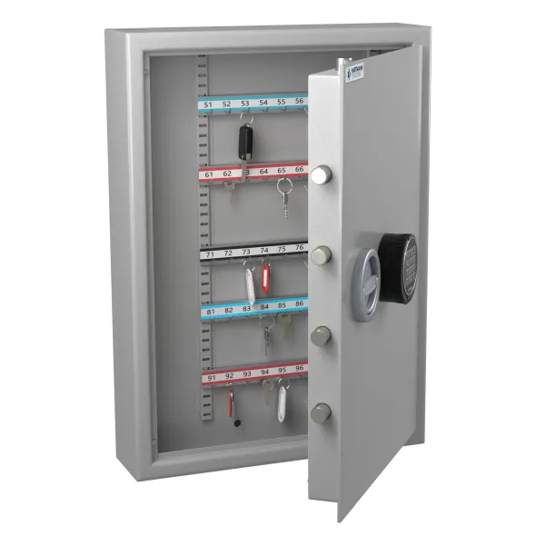 Armoire forte pour clés - 100 crochets - serrure à combinaison électronique