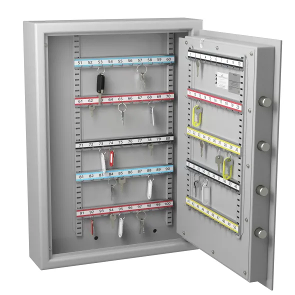 Armoire forte pour clés - 100 crochets - serrure à combinaison mécanique silencieuse