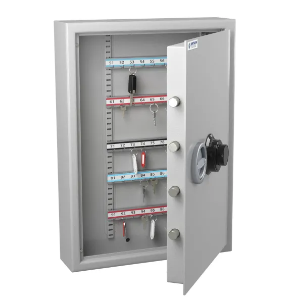 Armoire forte pour clés - 100 crochets - serrure à combinaison mécanique silencieuse