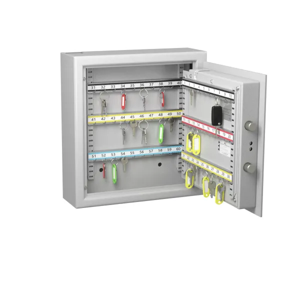 Armoire forte pour clés - 60 crochets - serrure à combinaison mécanique silencieuse