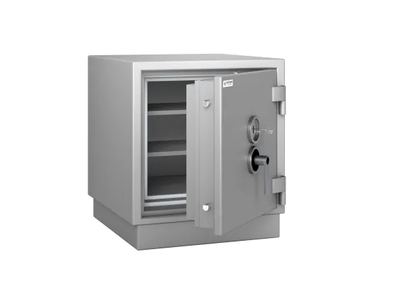 Armoire ignifugée - 61 l - pour support informatique - serrure à clé