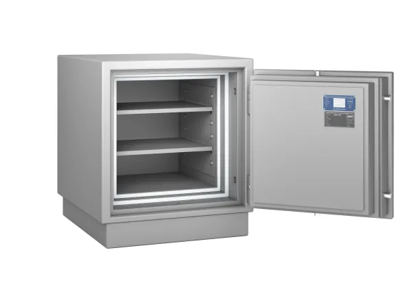 Armoire ignifugée - 61 l - pour support informatique - serrure à clé