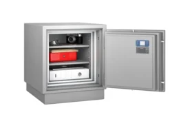 Armoire ignifugée - 61 l - pour support informatique - serrure à clé