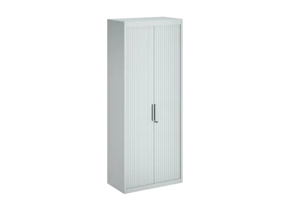 Armoire métallique FrameOne II - h. 198 x l. 80 cm - 4 tablettes - fermeture rideaux