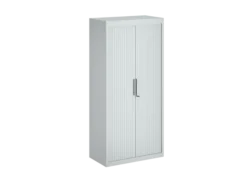 Armoire métallique FrameOne II - h. 170 x l. 80 cm - 3 tablettes - fermeture rideaux