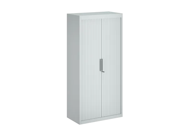 Armoire métallique FrameOne II - h. 170 x l. 80 cm - 3 tablettes - fermeture rideaux