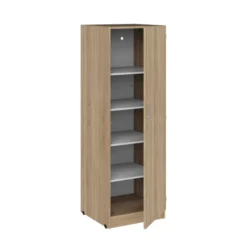 Armoire 1 porte - Kumyos - l. 60 x h. 180 x pr. 59 cm - lingère