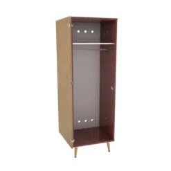 Armoire 1 porte Lagune - l. 60 x h. 180,8 x pr. 56,9 cm - penderie