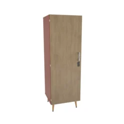 Armoire 1 porte Lagune - l. 60 x h. 180,8 x pr. 56,9 cm - penderie
