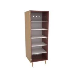 Armoire 1 porte Lagune - l. 60 x h. 180,8 x pr. 56,9 cm - lingère