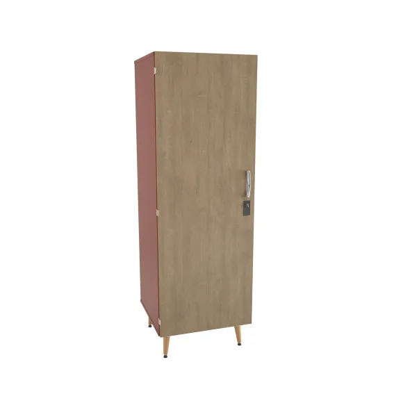 Armoire 1 porte Lagune - l. 60 x h. 180,8 x pr. 56,9 cm - lingère