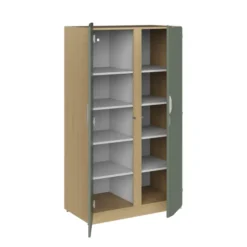 Armoire 2 portes - Odéos - l. 100 x h. 184,8 x pr. 59 cm - tout lingère