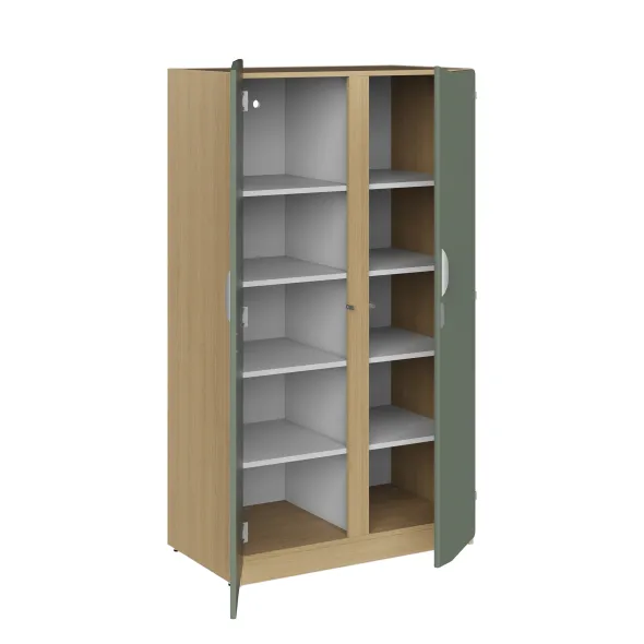 Armoire 2 portes - Odéos - l. 100 x h. 184,8 x pr. 59 cm - tout lingère