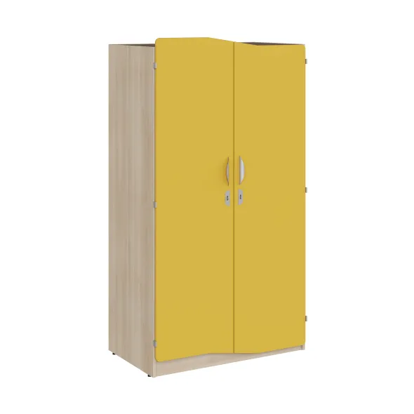 Armoire 2 portes - Odéos - l. 100 x h. 184,8 x pr. 59 cm - tout lingère