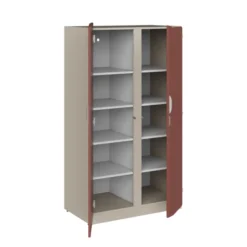 Armoire 2 portes - Odéos - l. 100 x h. 184,8 x pr. 59 cm - tout lingère