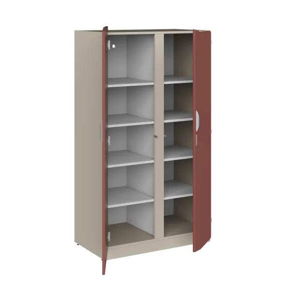 Armoire 2 portes - Odéos - l. 100 x h. 184,8 x pr. 59 cm - tout lingère