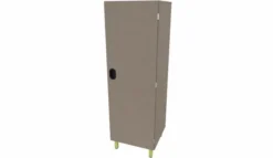Armoire 1 porte - Square - l. 60 x h. 185,2 x pr. 59 cm - penderie