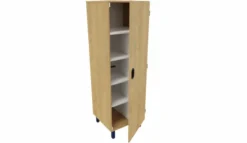 Armoire 1 porte - Square - l. 60 x h. 185,2 x pr. 59 cm - 1/3 penderie 2/3 lingère