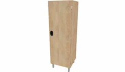 Armoire 1 porte - Square - l. 60 x h. 185,2 x pr. 59 cm - lingère