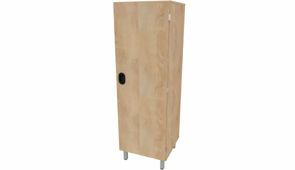Armoire 1 porte - Square - l. 60 x h. 185,2 x pr. 59 cm - lingère