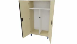 Armoire 2 portes - Square - l. 100 x h. 185,2 x pr. 59 cm - penderie