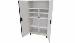 Armoire 2 portes - Square - l. 100 x h. 185,2 x pr. 59 cm - lingère