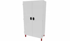 Armoire 2 portes - Square - l. 100 x h. 185,2 x pr. 59 cm - lingère