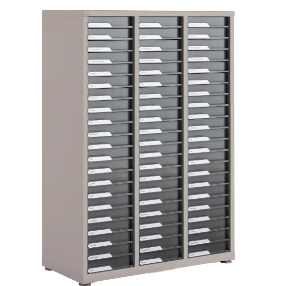 Armoirette 3 colonnes - équipée de 63 tiroirs e-clen h. 6 cm